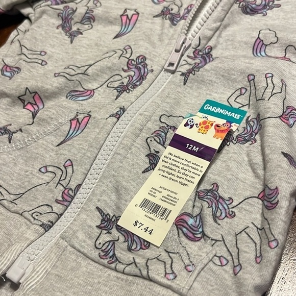 Two 12M Unicorn Jackets & 1 Unicorn Onesie - Picture 9 of 16